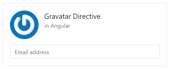 Angular Gravatar Directive Demo